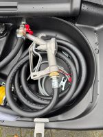 Brandstofpomp op mobiele brandstofopslag.