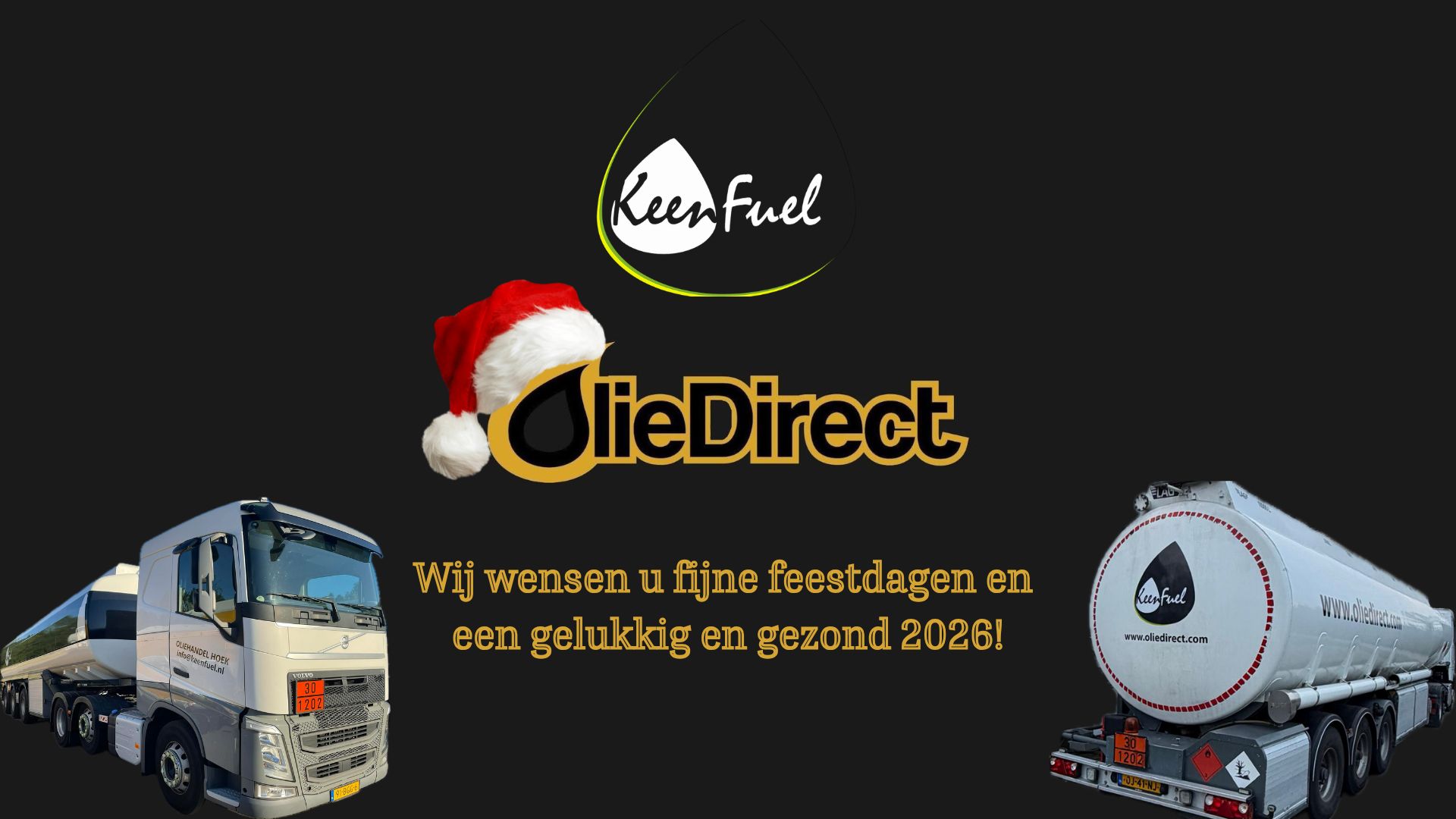 Fijne feestdagen, gelukkig nieuw jaar, olie